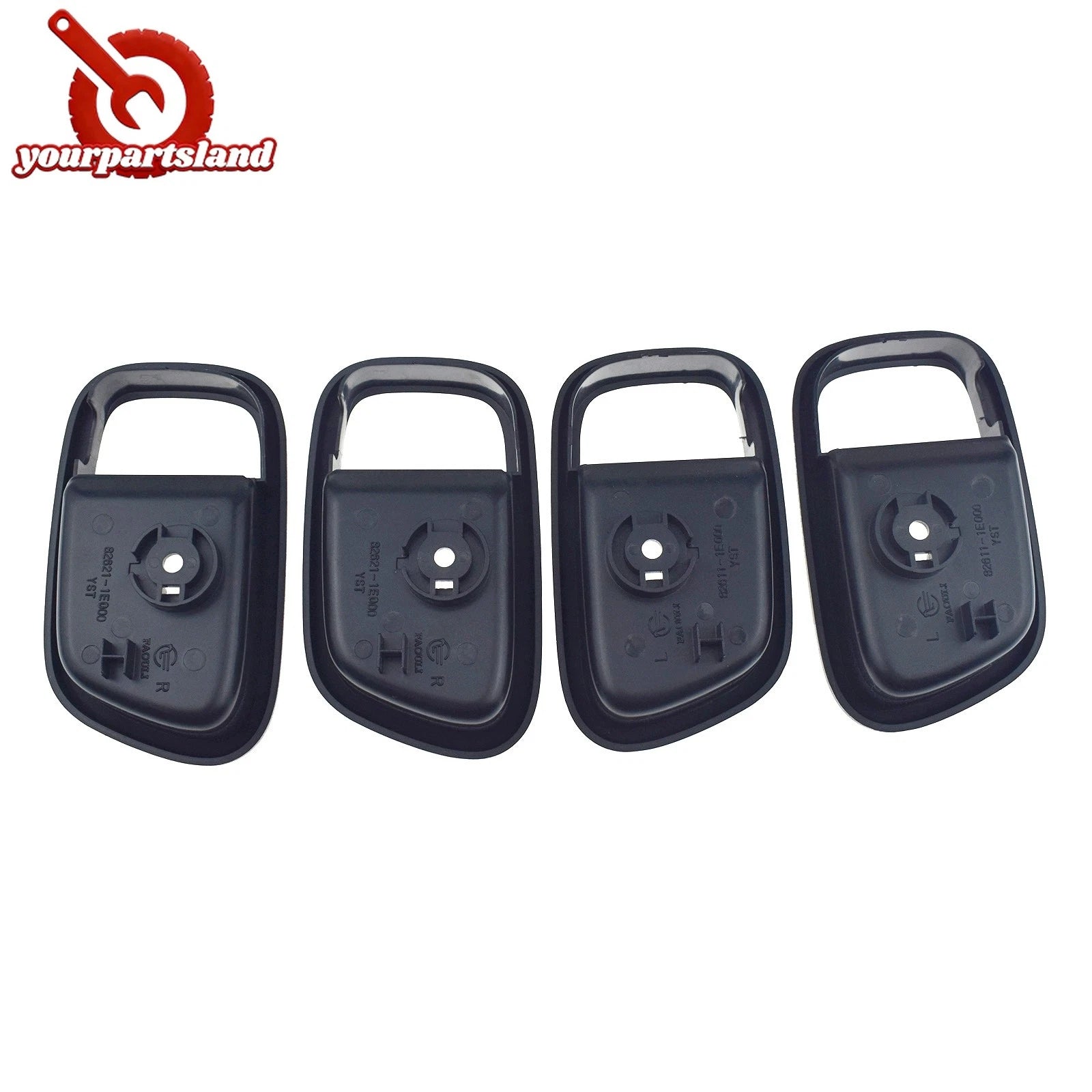 Black Inner Inside Door Handle Bezel Housing For Hyundai Accent 1.6L 2006-2011 6B93BC-57