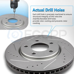 Rear Brake Rotors For CHEVROLET SUBURBAN SILVERADO 1500 CADILLAC ESCALADE 6B93BC-57