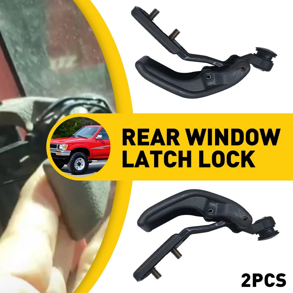 REAR QUARTER WINDOW CAB LOCK HANDLE LATCH GREY FIT 1989-1997 TOYOTA PICKUP EOA 6B93BC-57