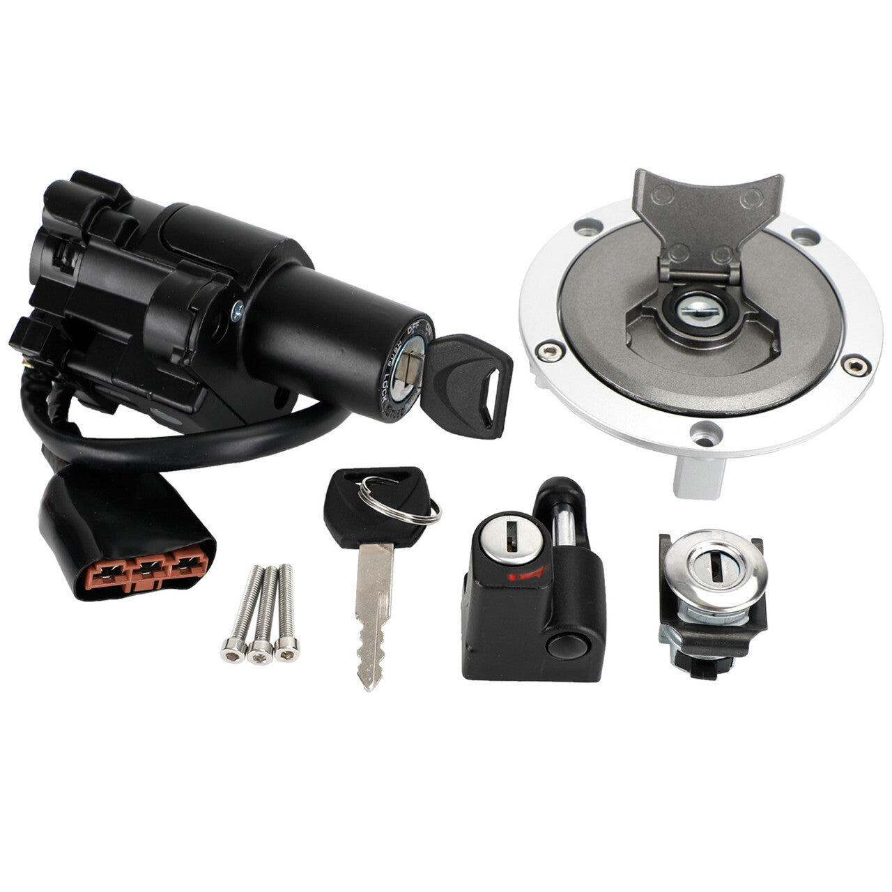 For Honda CRF250 CRF250RL Rally 2017-2020 Ignition Switch Fuel Gas Cap Lock Set 6B93BC-57
