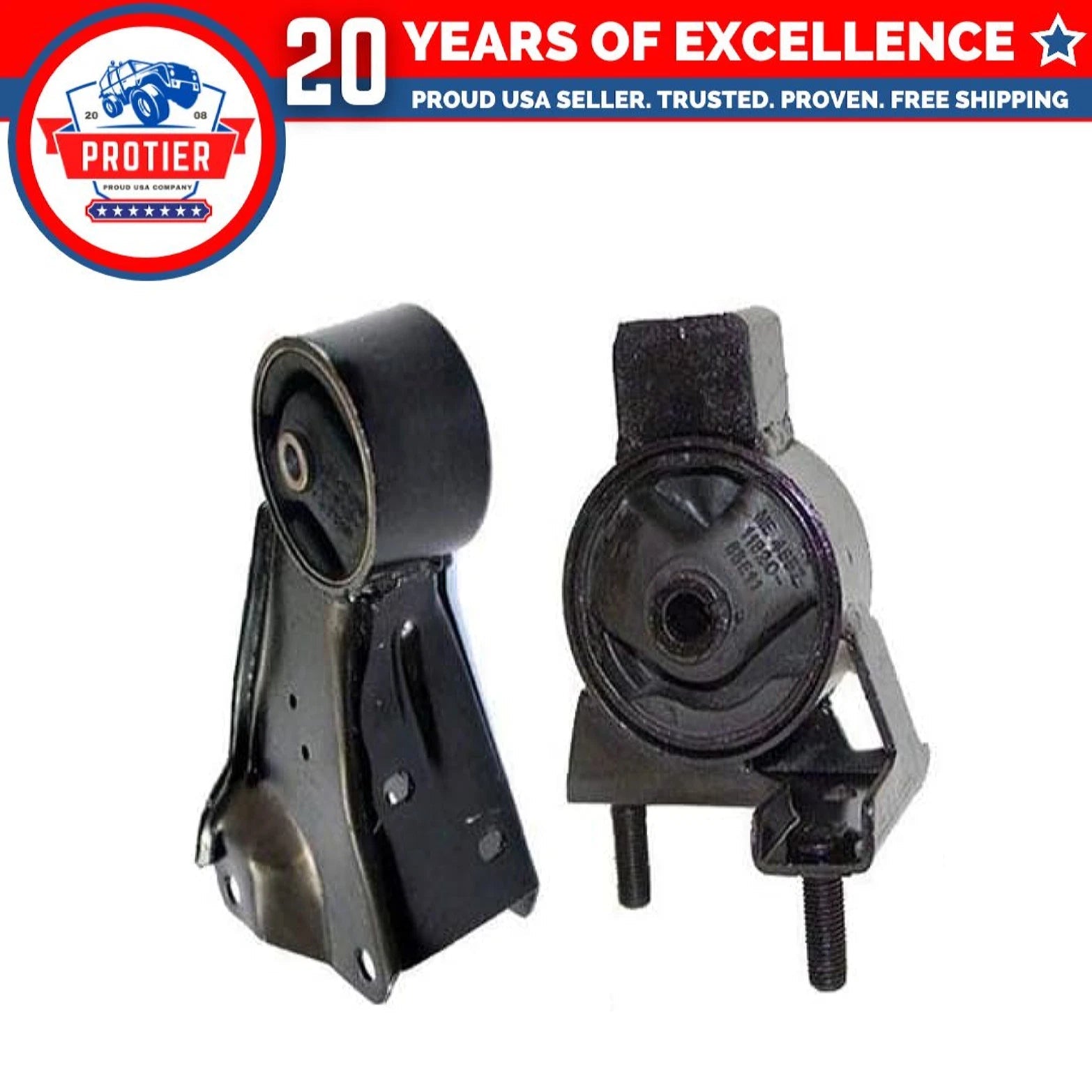 Fits 1989-1994 Nissan Maxima 3.0L SOHC Rear L & R Motor Mount for AUTO 2PCS : 6B93BC-57