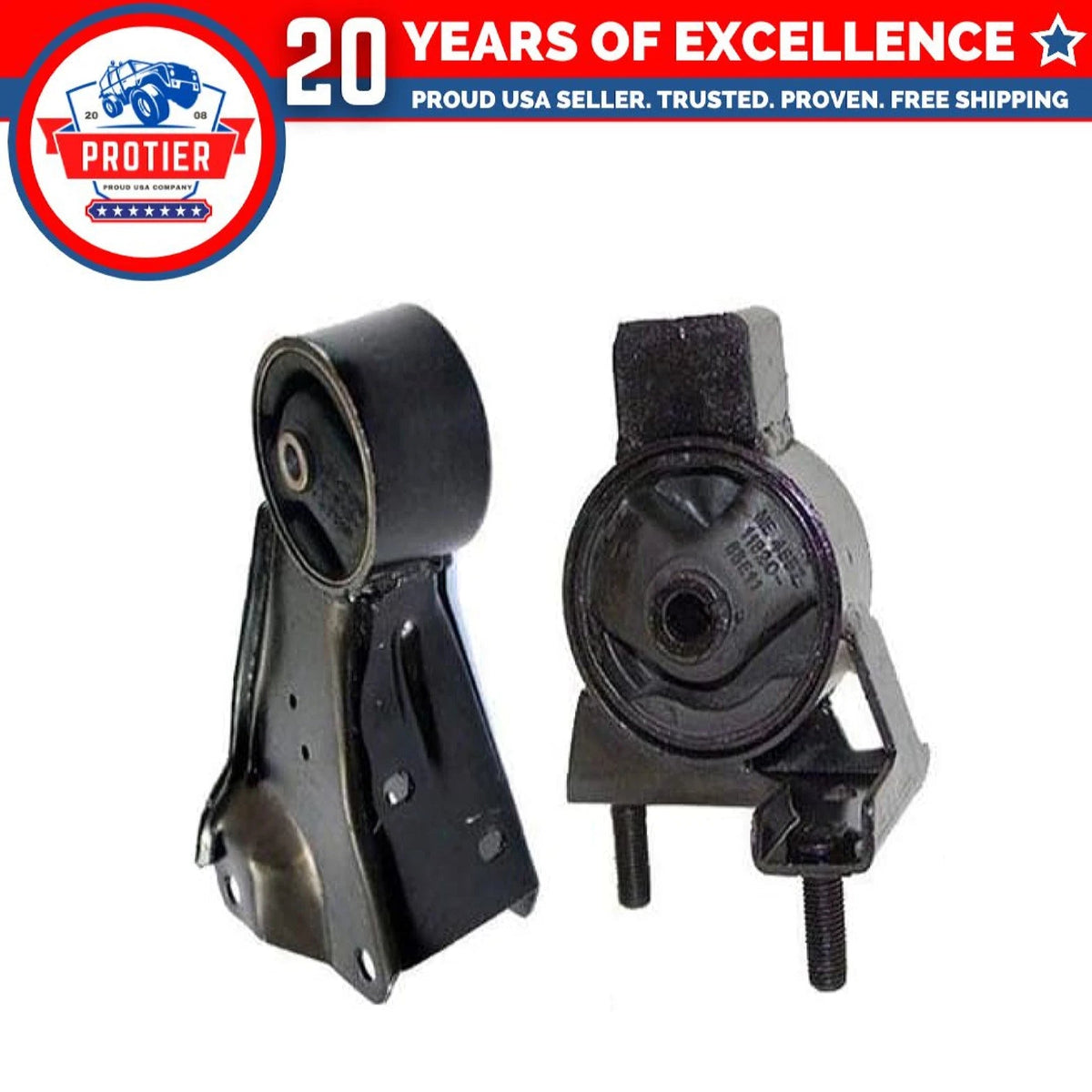 Fits 1989-1994 Nissan Maxima 3.0L SOHC Rear L & R Motor Mount for AUTO 2PCS : 6B93BC-57