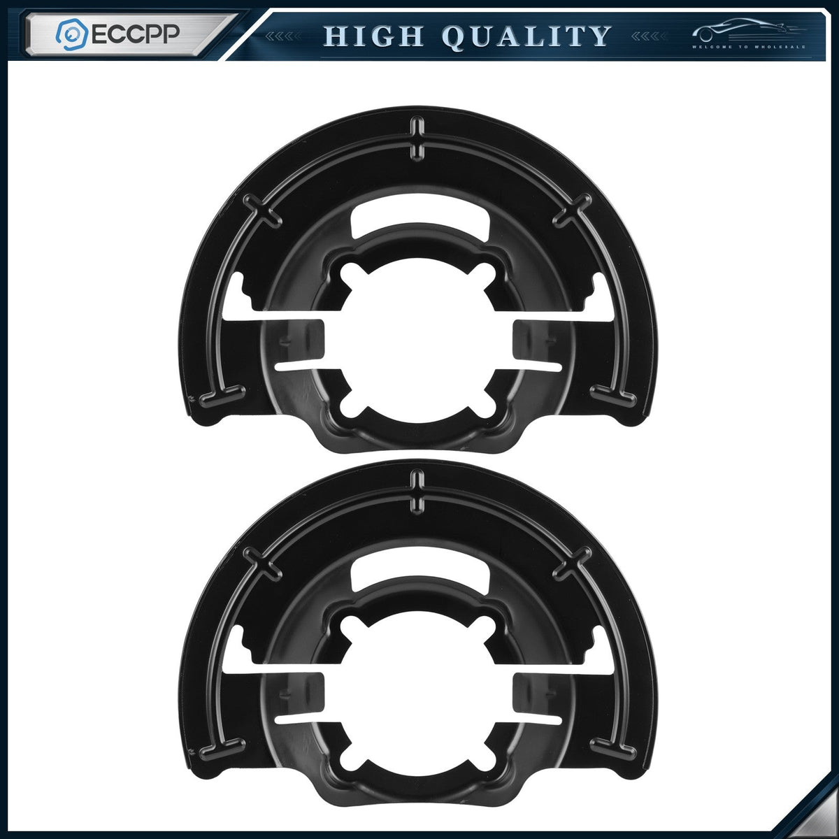 Front Brake Dust Shield Backing Plate For 1999-04 Ford F250 F350 F450 F550 6B93BC-57