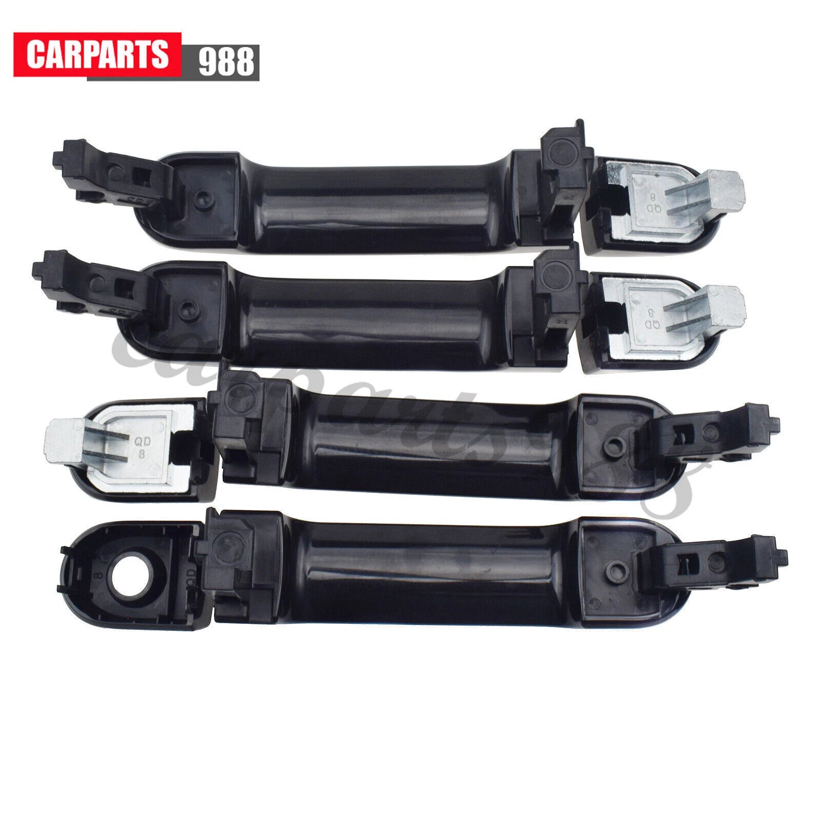 Outer Door Handle Front Rear LH RH for 07-12 Nissan Versa 82641EL12A 82640EL12A 6B93BC-57