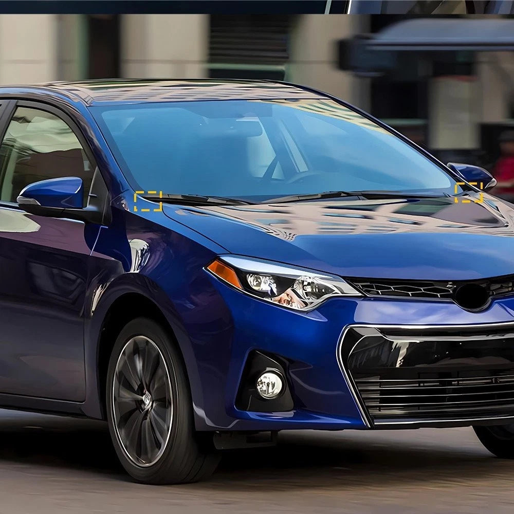 Set of 2 Fender Cowl Hood Side Seal for 2014 - 2019 Toyota Corolla 55084-02250 6B93BC-57