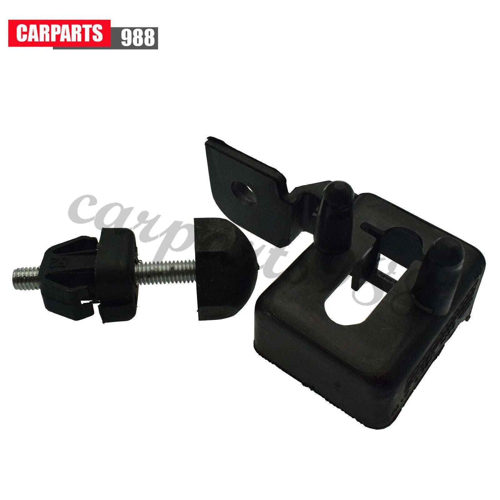 Right Side Hood Bumper Stopper & Bracket For 2013-2016 Ford Fusion Lincoln MKZ 6B93BC-57