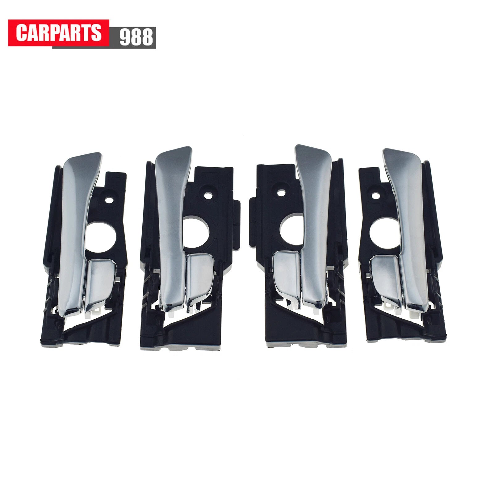 Interior Door Handle Chrome Front Rear Left Right for 2012-2017 Hyundai Accent 6B93BC-57