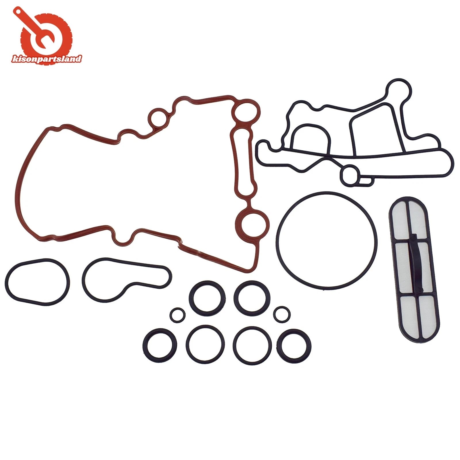 Oil Cooler Gasket Kit Fit 03-10 Ford 6.0L Powerstroke Diesel 3C3Z-9N693-A 6B93BC-57