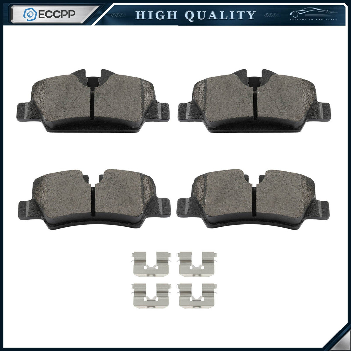 For Mini Cooper 2020 2021 2022 2023 Rear Ceramic Disc Brake Pads Set 6B93BC-57