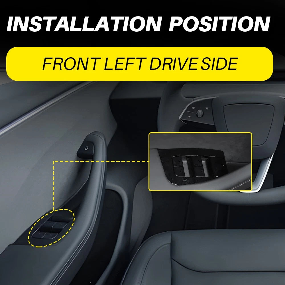 For 2017-20 Tesla Model 3 M3 1081037-01-D Driver Left Door Window Switch Control 6B93BC-57