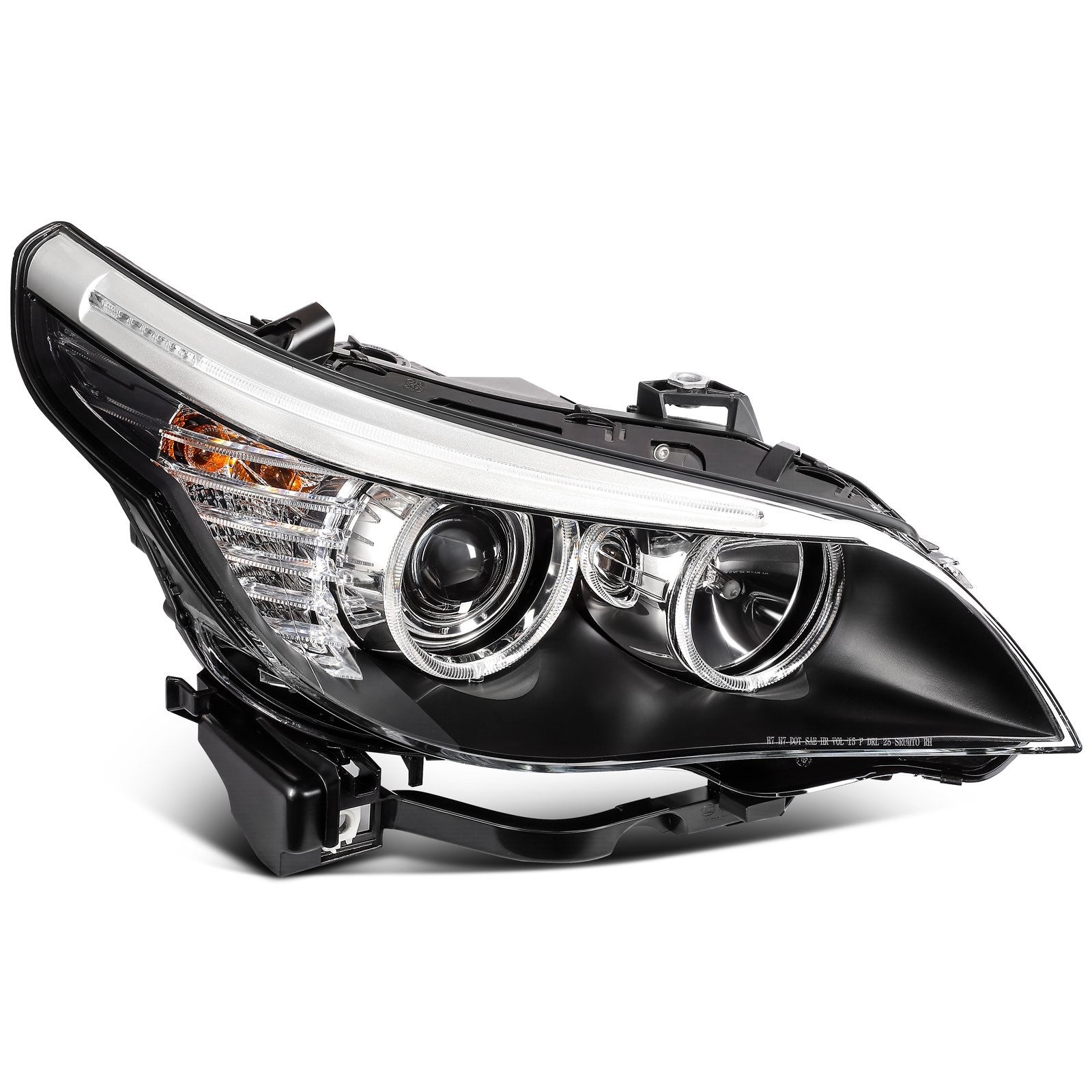 Pair Kit Headlights For 2017-2020 Chevrolet Sonic 1.4L 1.6L 1.8L Black Amber 6B93BC-57