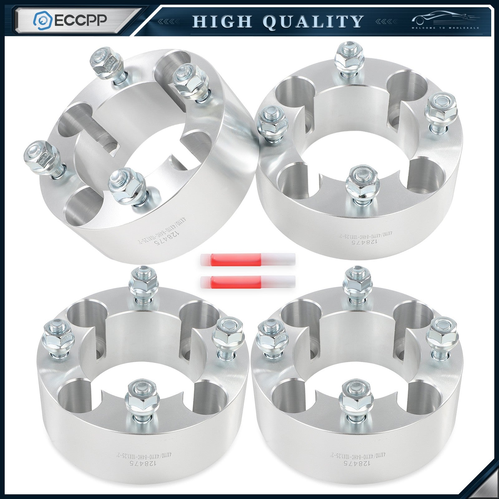 4 Pcs 2" 4x110 Wheel Spacers 10x1.25 For Honda Foreman 450 500 Rincon 650 680 6B93BC-57