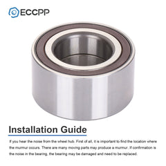 2Pcs Wheel Bearing Front For Jeep Compass Patriot Mitsubishi Outlander 2007-2017 MITSUBISHI