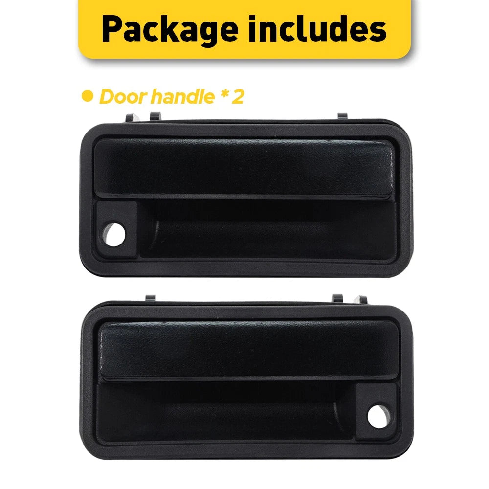 Exterior Door Handle For 88-99 Chevrolet K1500 C1500 Set of 2 Front US 6B93BC-57