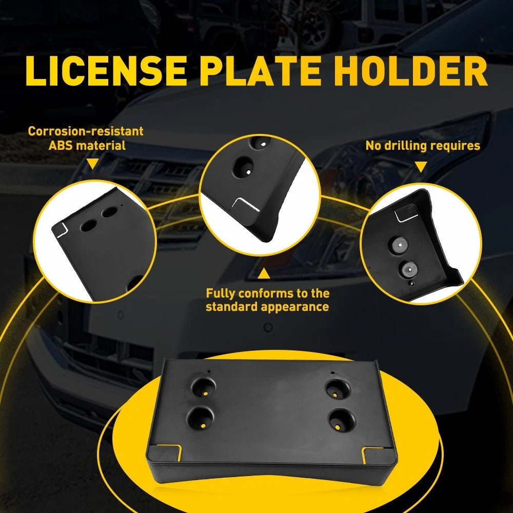 License Plate Bracket Holder For 2010-16 Cadillac SRX Front 25776408 GM1068130 A 6B93BC-57