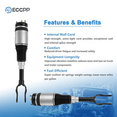 Front Pair Air Suspension Shocks For Jeep Grand Cherokee WK2 Overland Summit 6B93BC-57