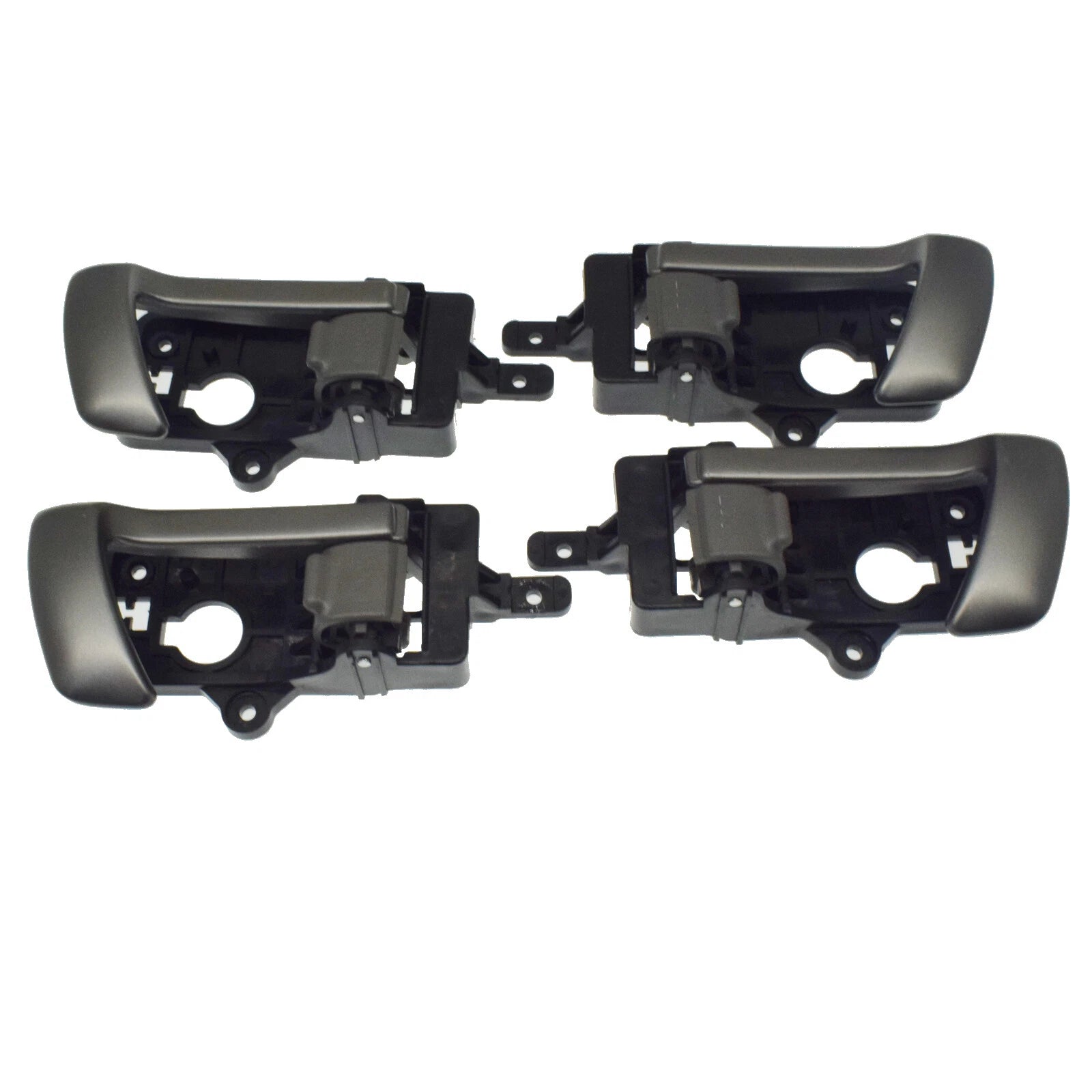 Left Right 4PCS Inside Interior Door Handle Grey For Hyundai Santa Fe 2007-2012 6B93BC-57