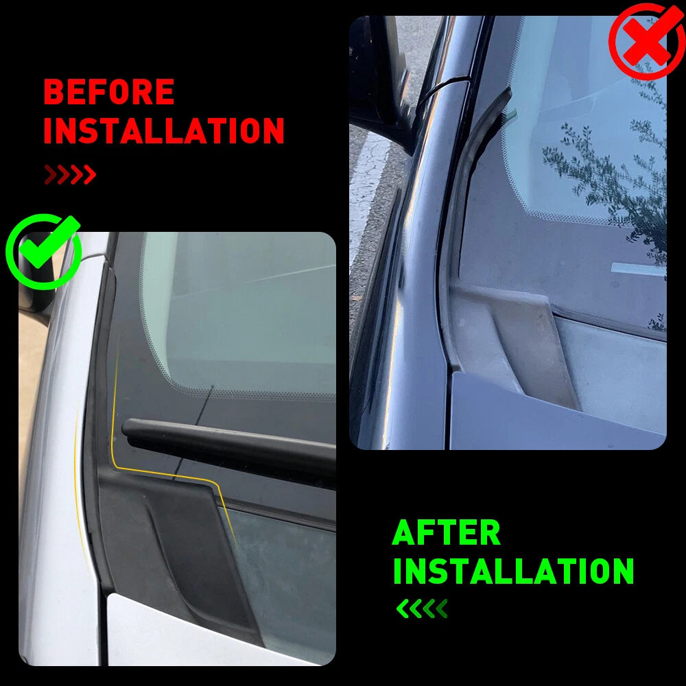 FRONT RIGHT FENDER TO COWL/HOOD SIDE SEAL 53866-08020 FOR 2011-20 TOYOTA SIENNA 6B93BC-57