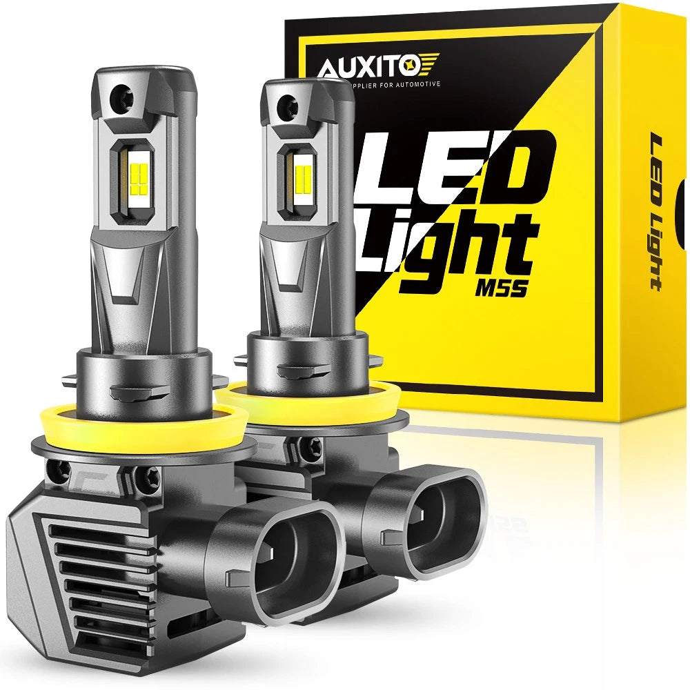 AUXITO H11 LED Headlight Kit Low Beam Bulb Canbus Super Bright 6500K White EOA AUXITO