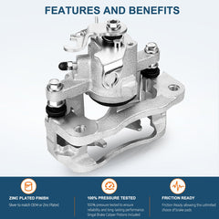 Rear Brake Calipers 2Pcs For 2008-2012 Chrysler Town & Country 2012 Ram C/V 6B93BC-57