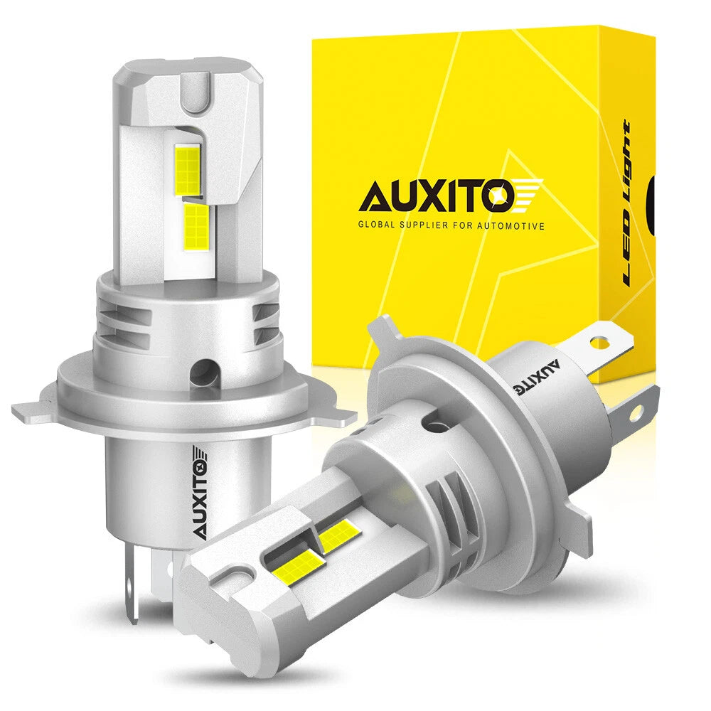AUXITO H4 9003 Super 50000LM White Kit LED Headlight Bulbs High Low Beam Combo 2 AUXITO