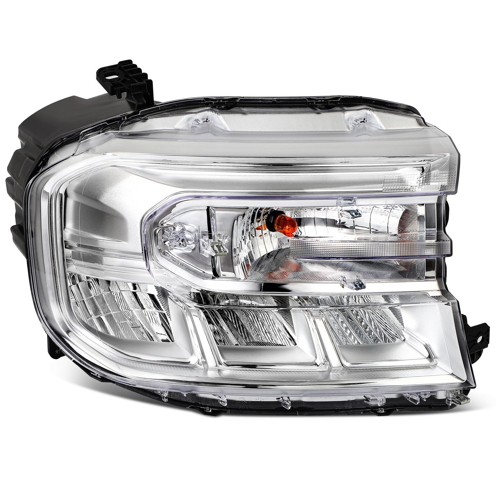 Passenger Right Side LED Headlight For 2022-2024 Ford Maverick 2.0L 2.5L Chrome 6B93BC-57
