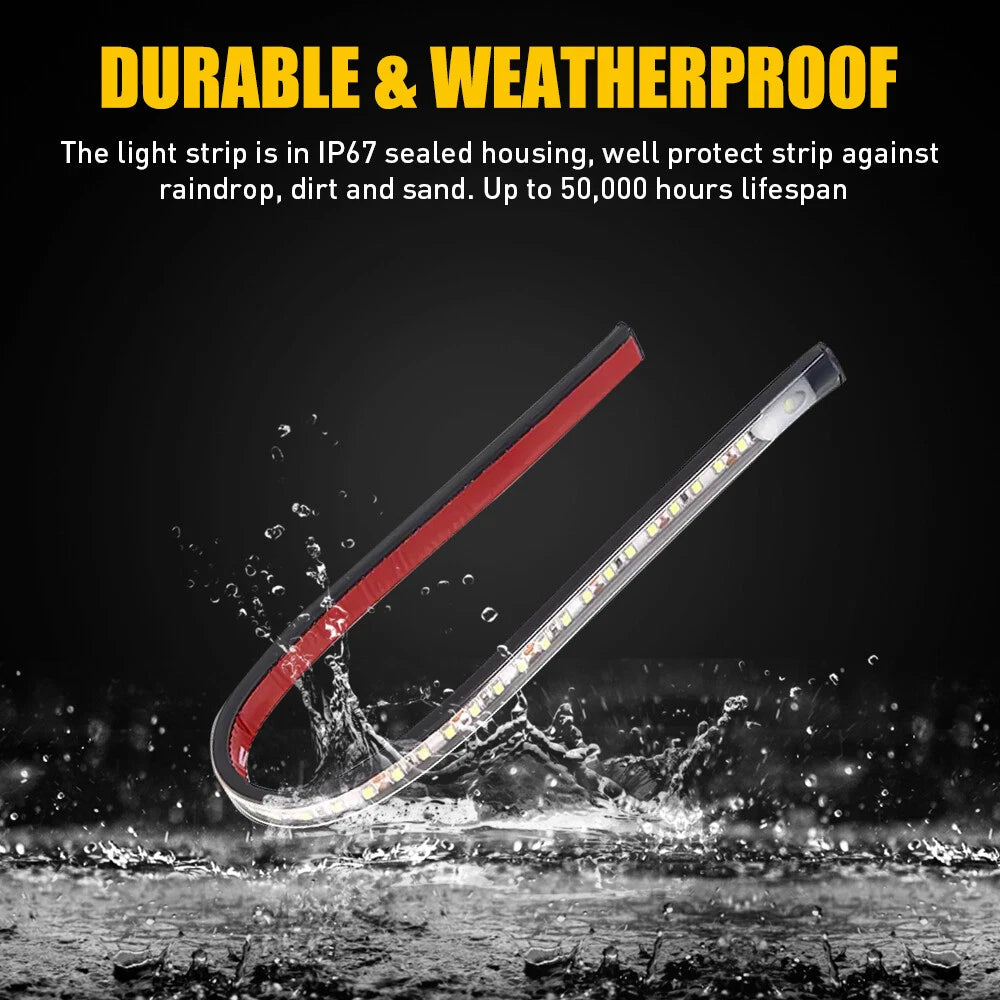 Universal LED Car Repair Under Truck Hood Engine Bay Strip Light Automatic on/of 6B93BC-57