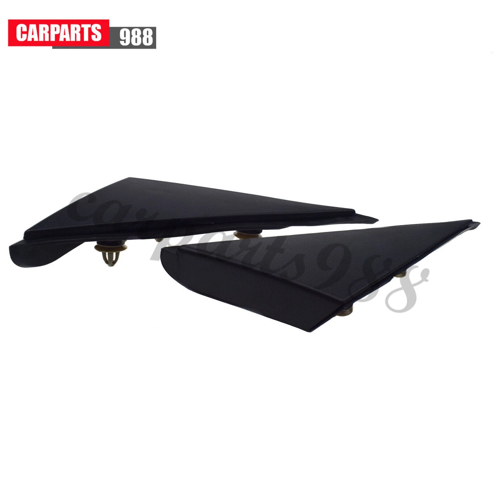 2Pcs Left Right Fender Pillar Molding Garnish Black for 2011-2015 Hyundai Sonata 6B93BC-57