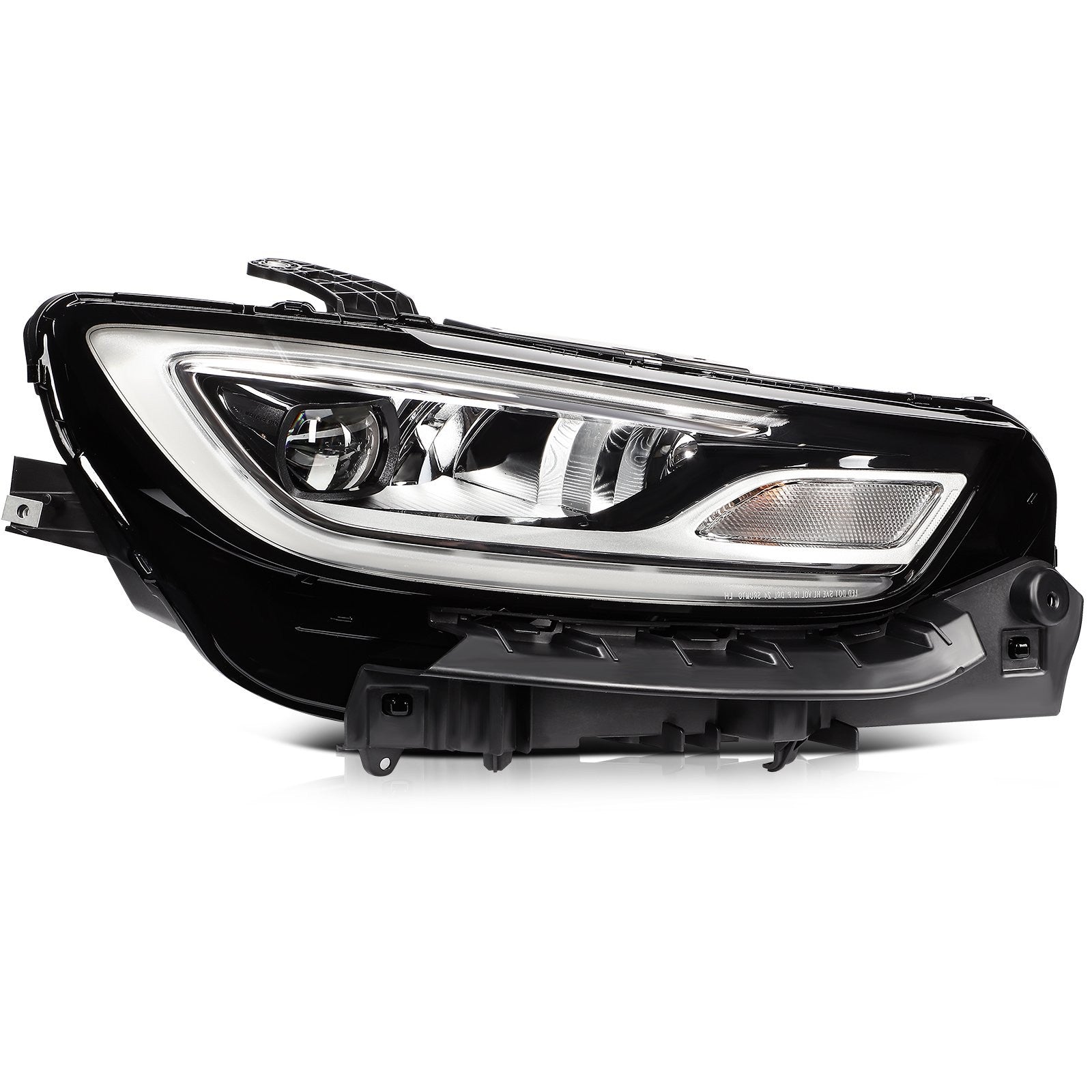 ECCPP LED Headlight For Chrysler Pacifica 3.6L 2021-2024 PassengerSide Black 6B93BC-57
