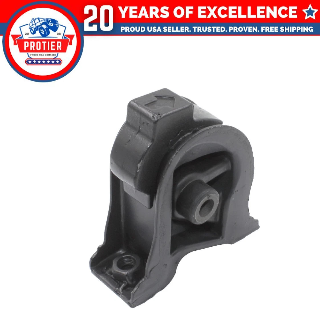Front & Rear Motor Mount Set 2PCS for 1993-1997 Geo Prizm 1.6L 1.8L for Manual 6B93BC-57
