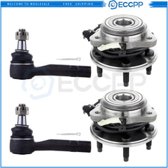 Front Tie Rod End Steering Linkages Wheel Hub Bearing For 1998-01 Ford Explorer 6B93BC-57