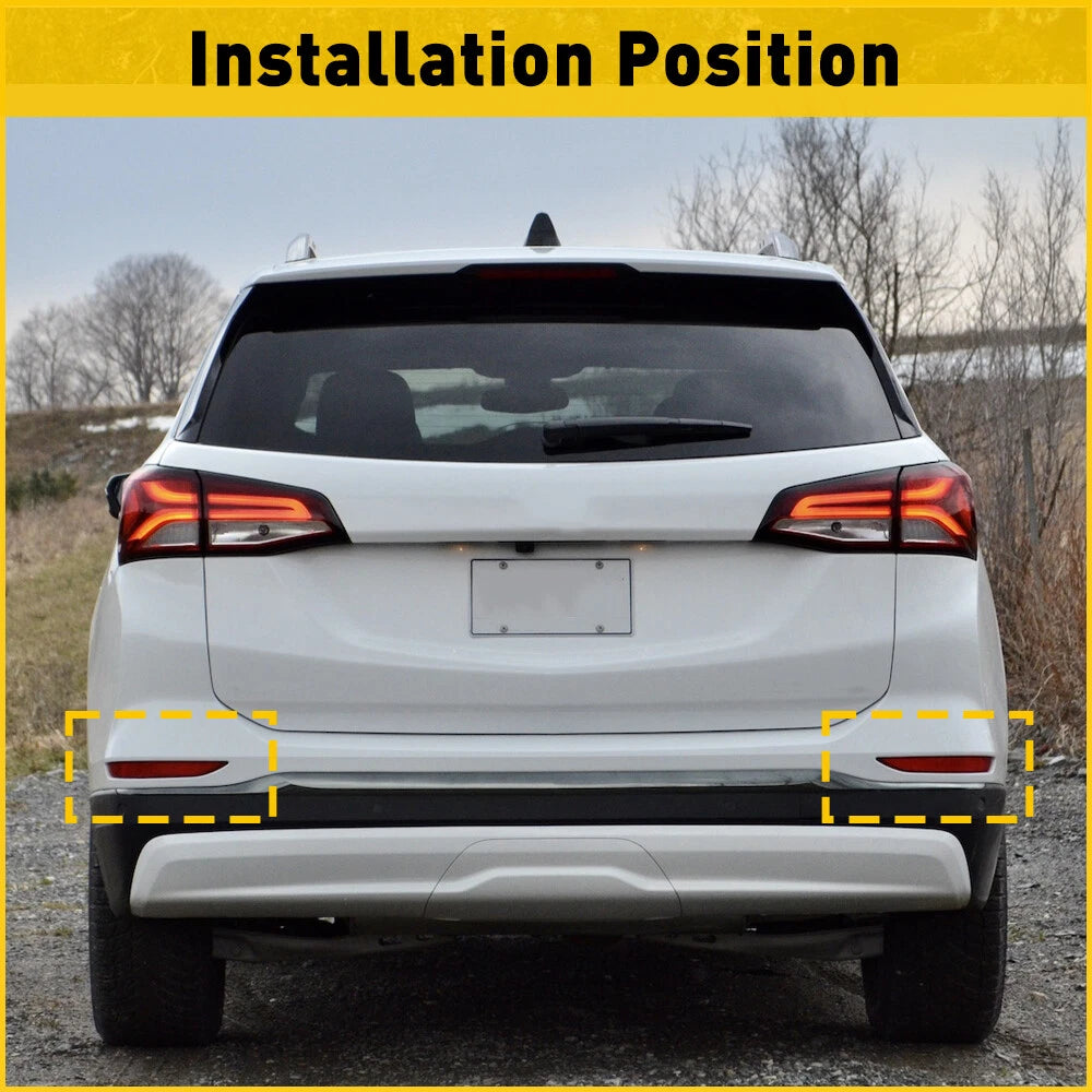 Rear Bumper Reflector Tail Case Lamp Left Right For Chevrolet 2018-2022 Equinox 6B93BC-57