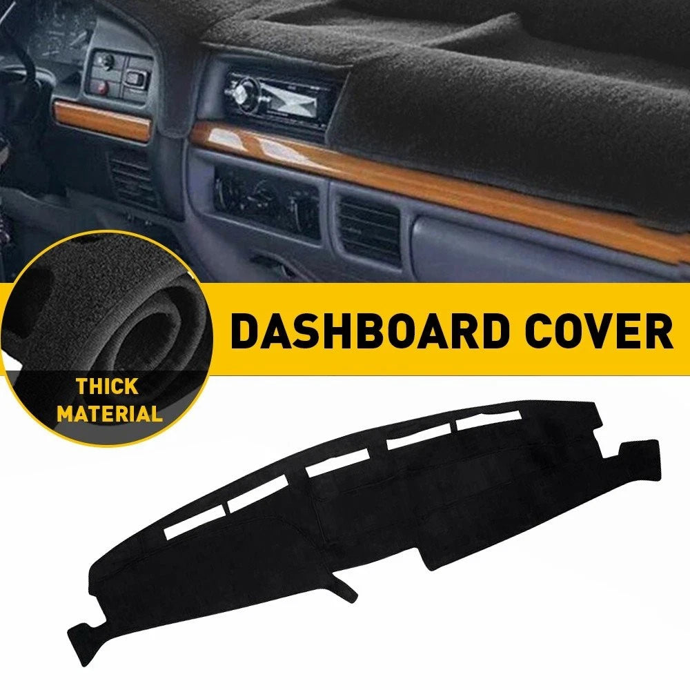 Dash Mat For 92-96 Ford F150 F250 F450 F350 Car Sun Shade Pad Dashboard Cover 6B93BC-57
