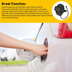 Fuel Gas Tank Filler Cap For BMW 645Ci 650i 740Li 745i 750i 750Li 760i 760Li 6B93BC-57