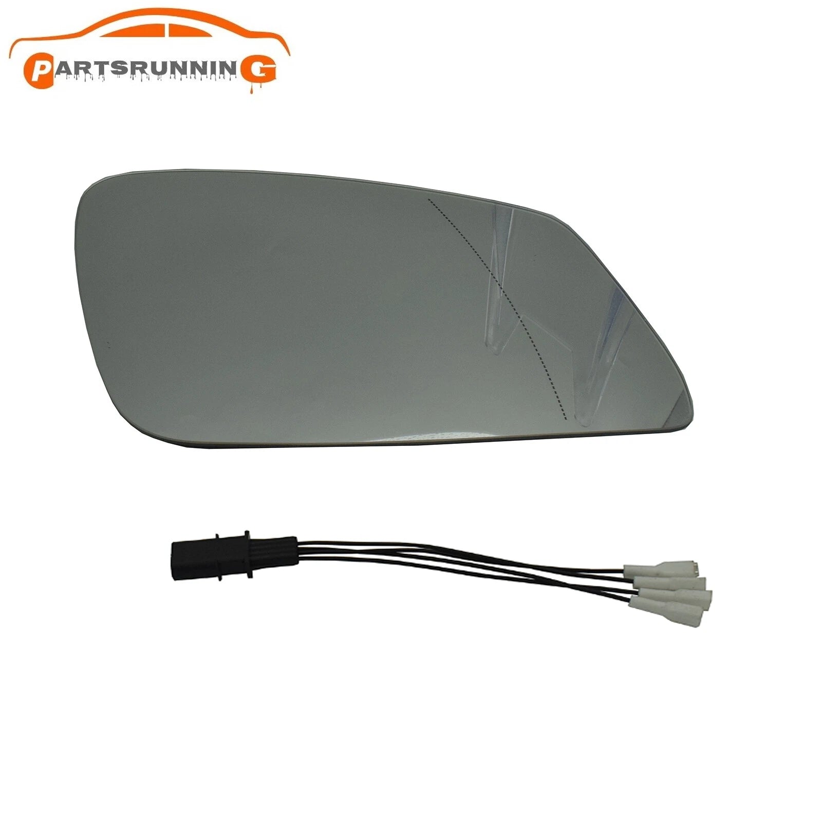 51167186588 Mirror Glass Heated Right Side For BMW 5 6 7 E60 F10 F18 GT F07 F06 6B93BC-57