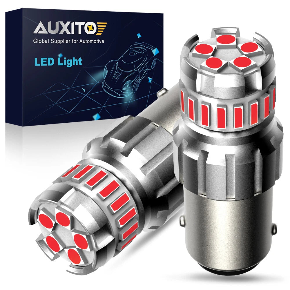7506 1156 Error Free Red LED Brake Stop Light Lamp Bulb for Audi BMW VW Mercedes 6B93BC-57