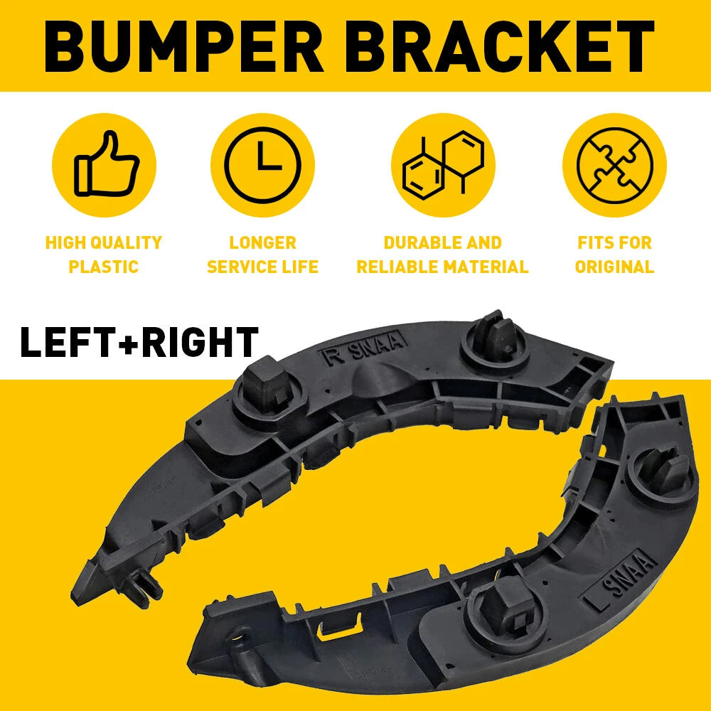 For 2006-2011 Honda Civic Sedan Front Bumper Retainer Bracket Support 2pcs LH RH 6B93BC-57