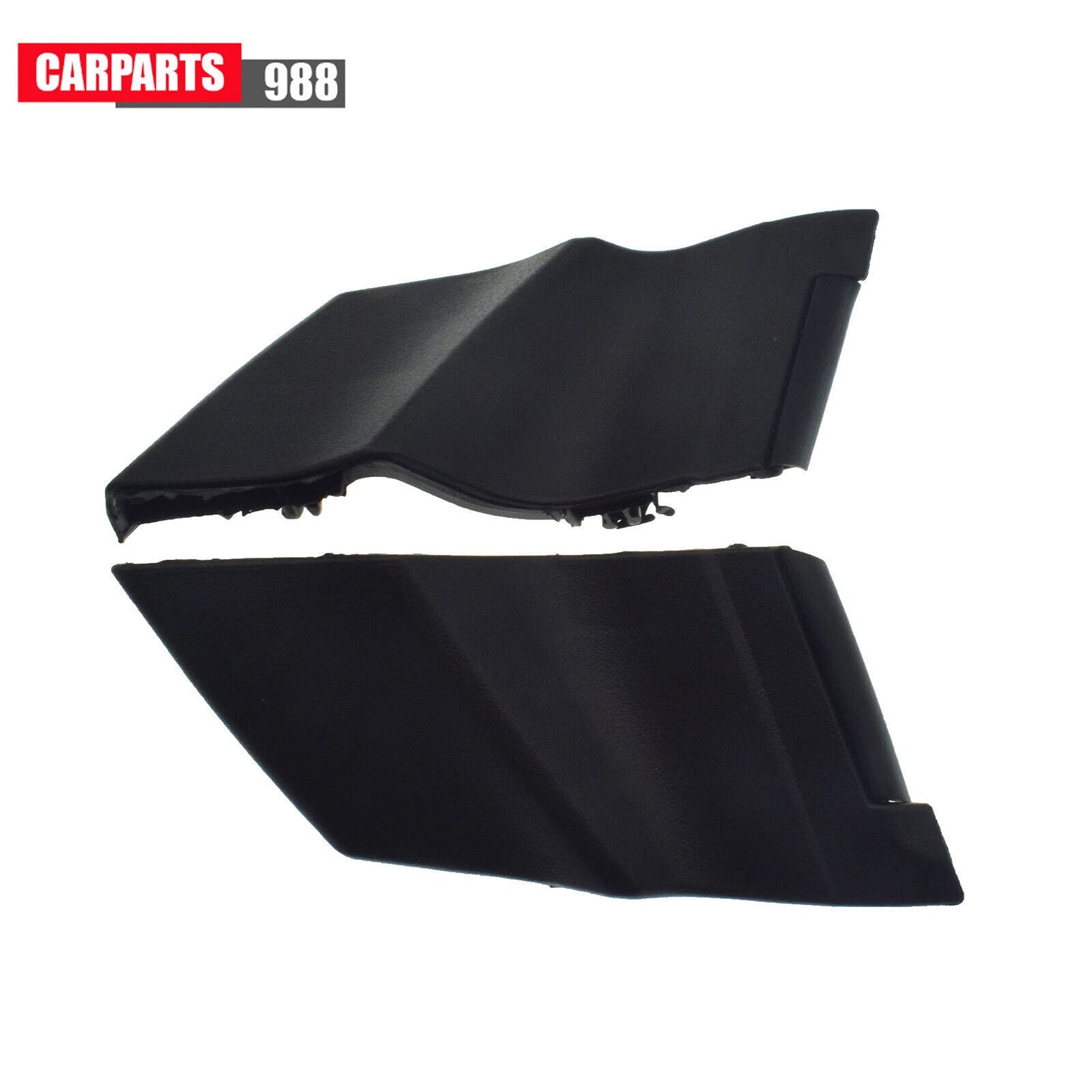 Pair Front Windshield Wrap Corner Wiper Trim Cover For 2006-2010 Toyota Yaris 6B93BC-57