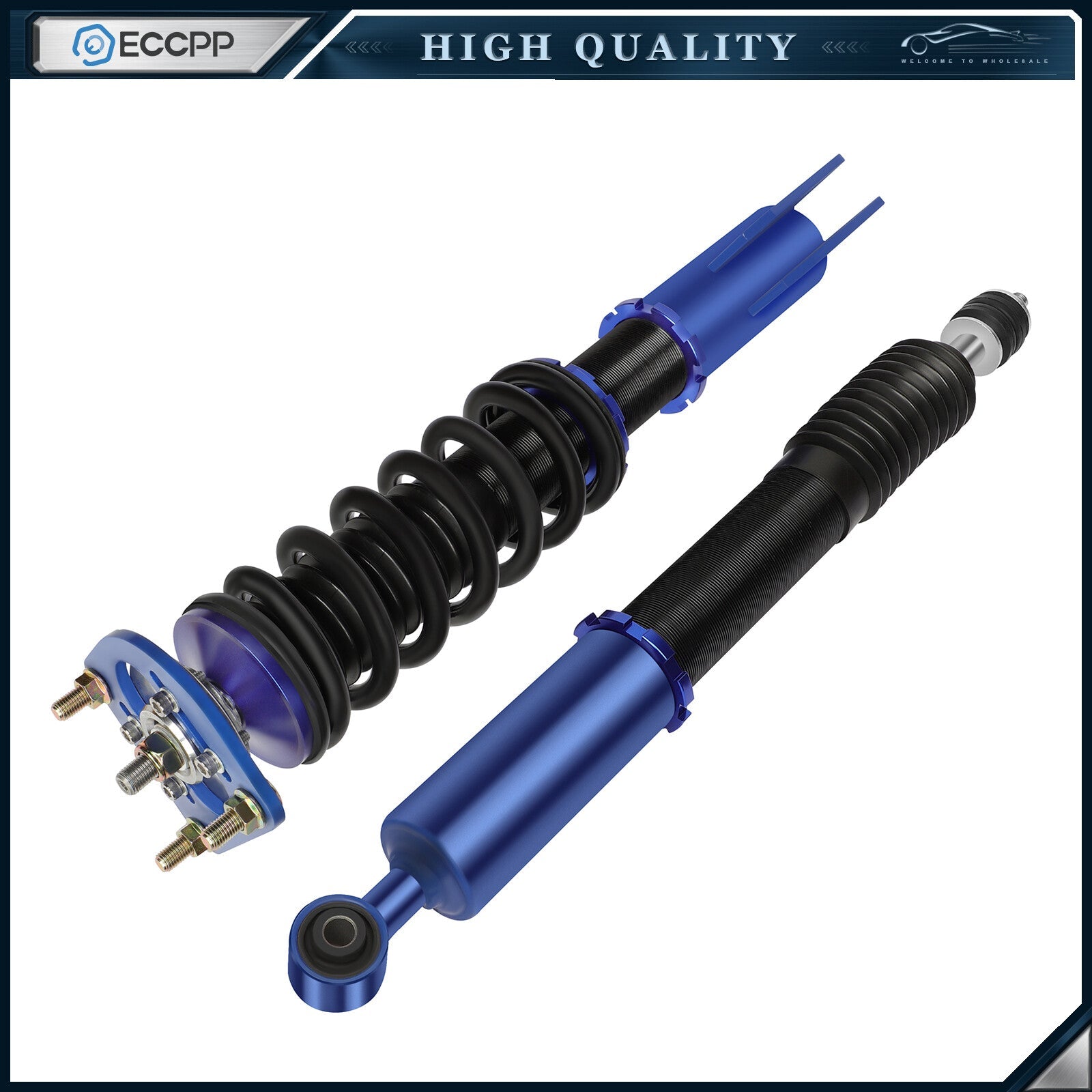 ECCPP For 94-04 Ford Mustang Coilovers Suspension Set Adj. Height Struts Shocks ECCPP