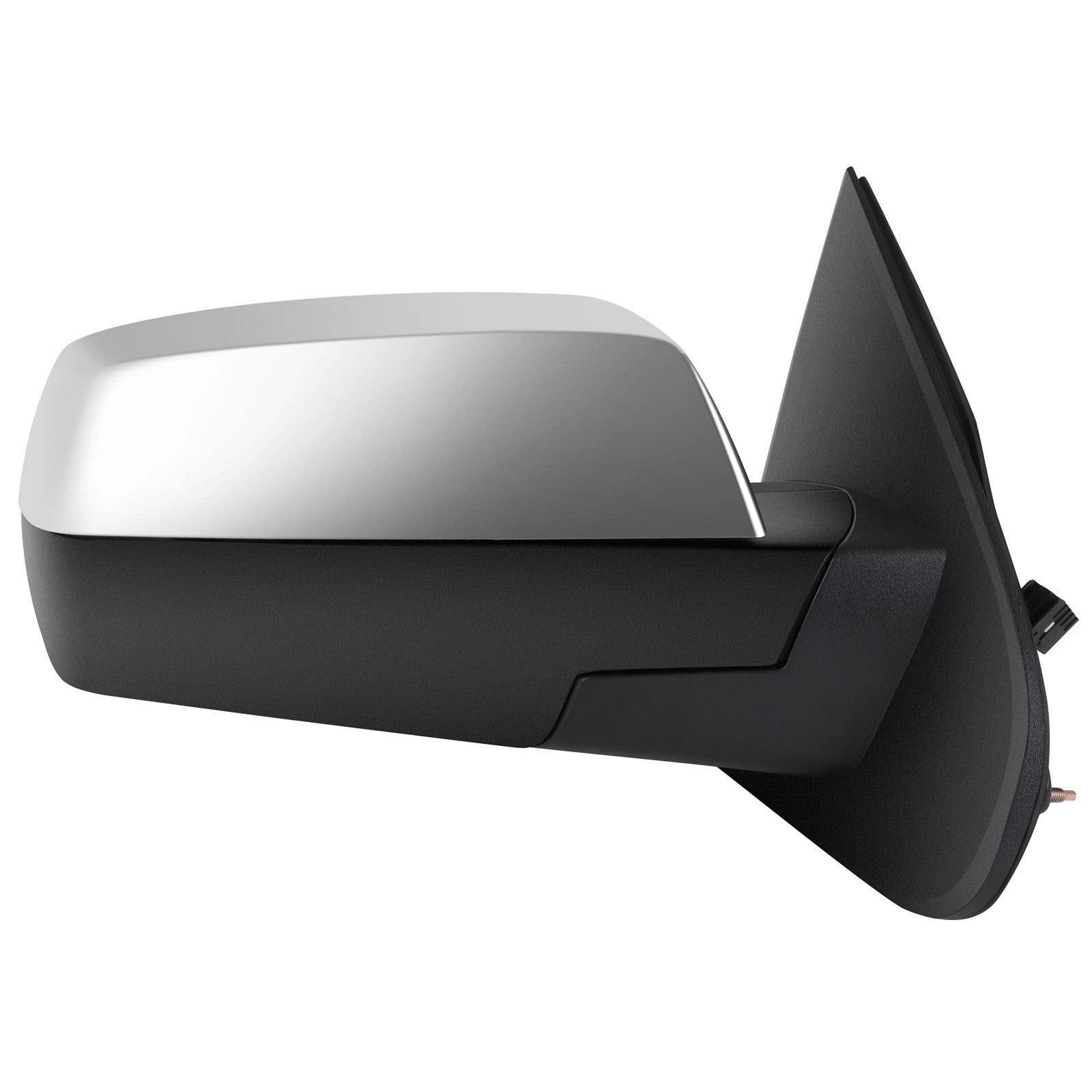 Chrome Passenger Power Mirror For 15-18 Chevy Sliverado Right Heated Manual Fold 6B93BC-57