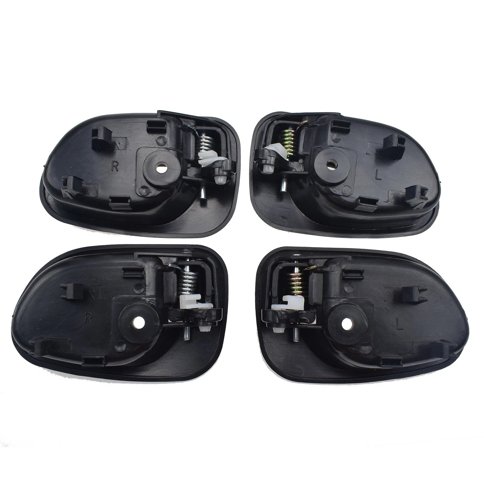 8PCS Inside & Outside Black Door Handles SET For 1997-2005 Hyundai Atos 6B93BC-57