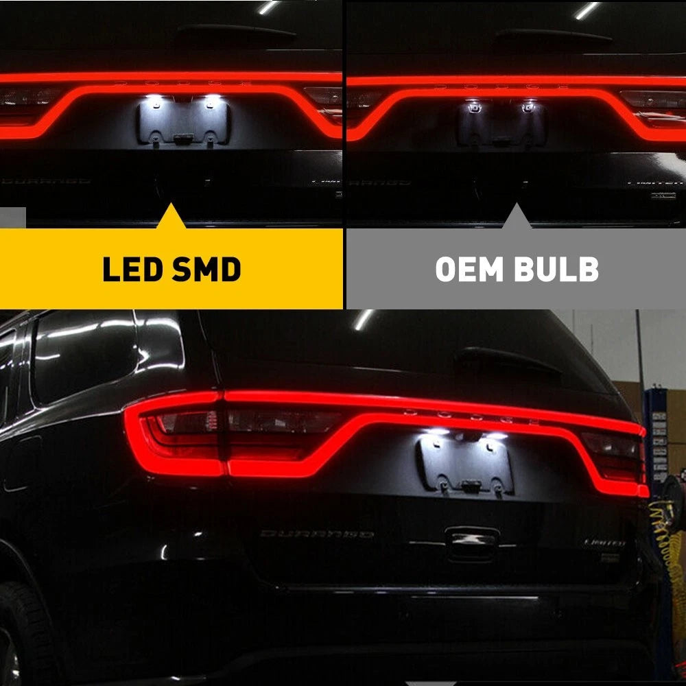 For 2014-2021 Dodge Durango White Super 6000K LED License Light Plate Tag Lamp 6B93BC-57