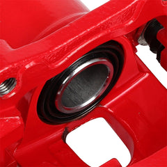 Rear L+R Brake Calipers w/ Bracket Ceramic Pad Slotted Rotor For 01-06 Acura MDX 6B93BC-57