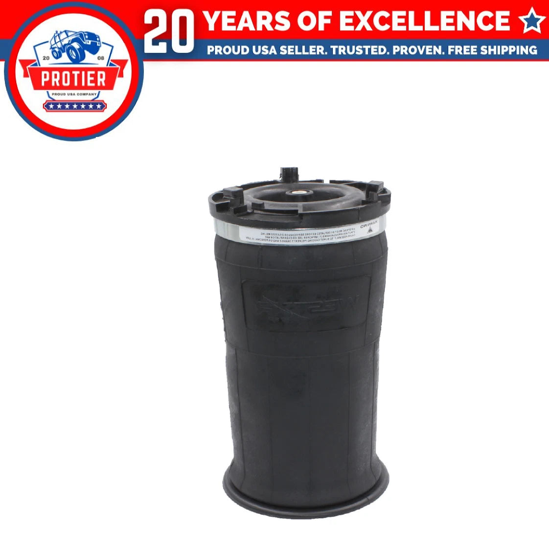 Rear Suspension Air Spring Pair Fit 2003-2009 Hummer H2 / AS-7055 Replaces 6B93BC-57