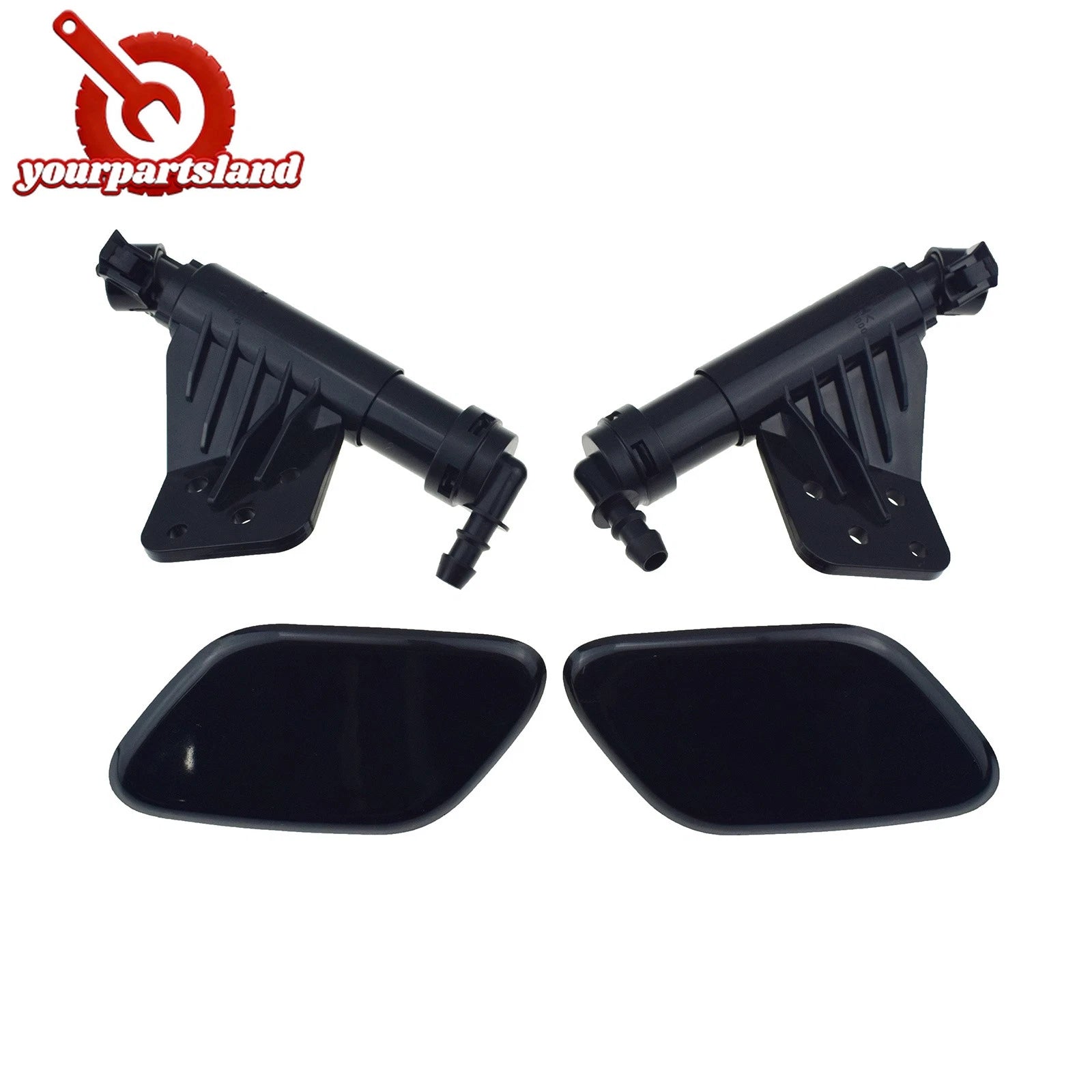 Headlight Washer Spray Nozzle & Cap LH RH 4PCS For KIA Sportage IV KX5 2015-2019 6B93BC-57