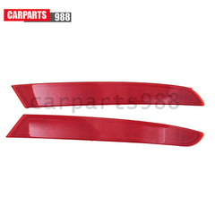 Bumper Reflector Set For 2018-2021 BMW X3 Rear Driver and Passenger 63147419928 6B93BC-57
