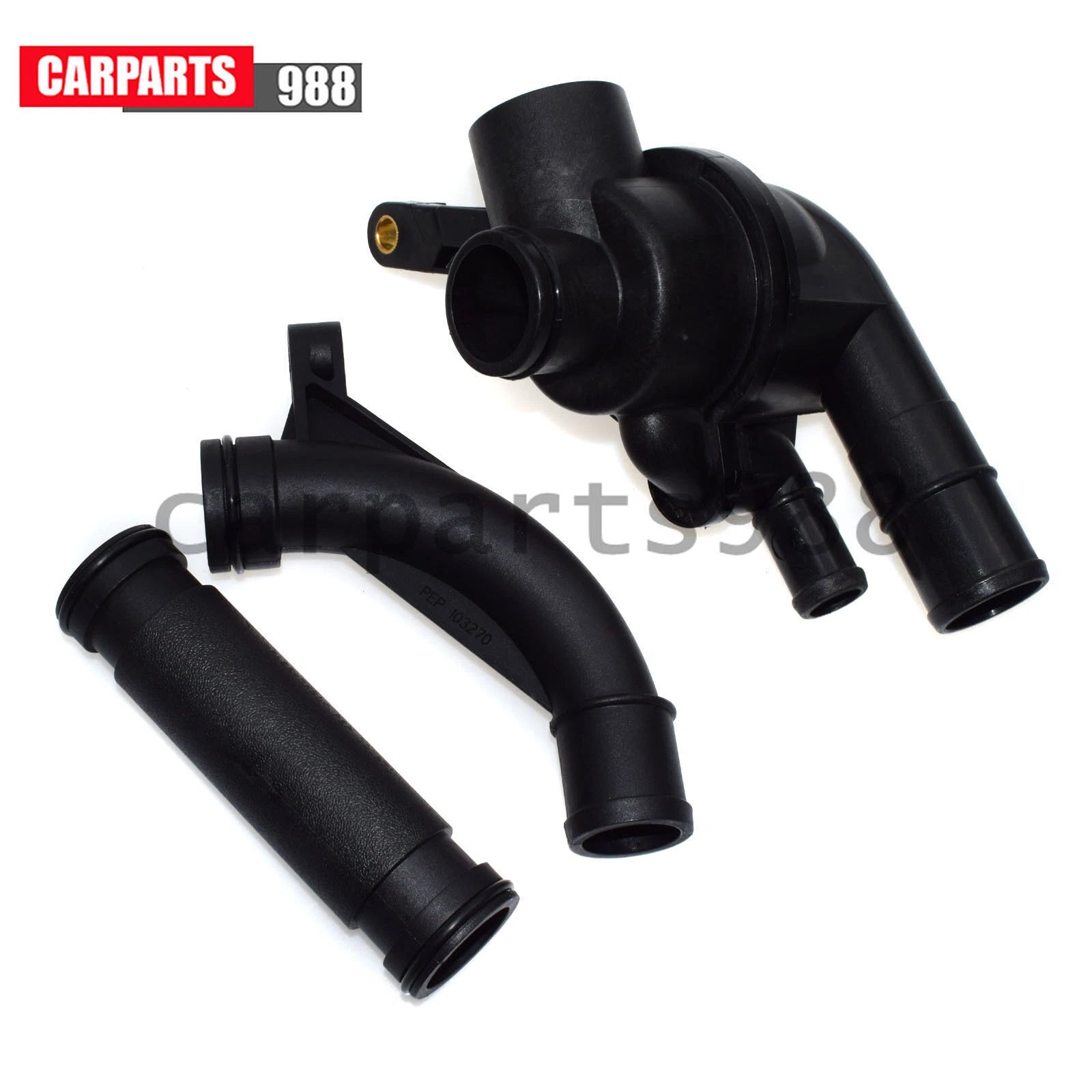 Thermostat Housing Assembly + Pipe For 2002-2005 Land Rover Freelander PEM101050 6B93BC-57