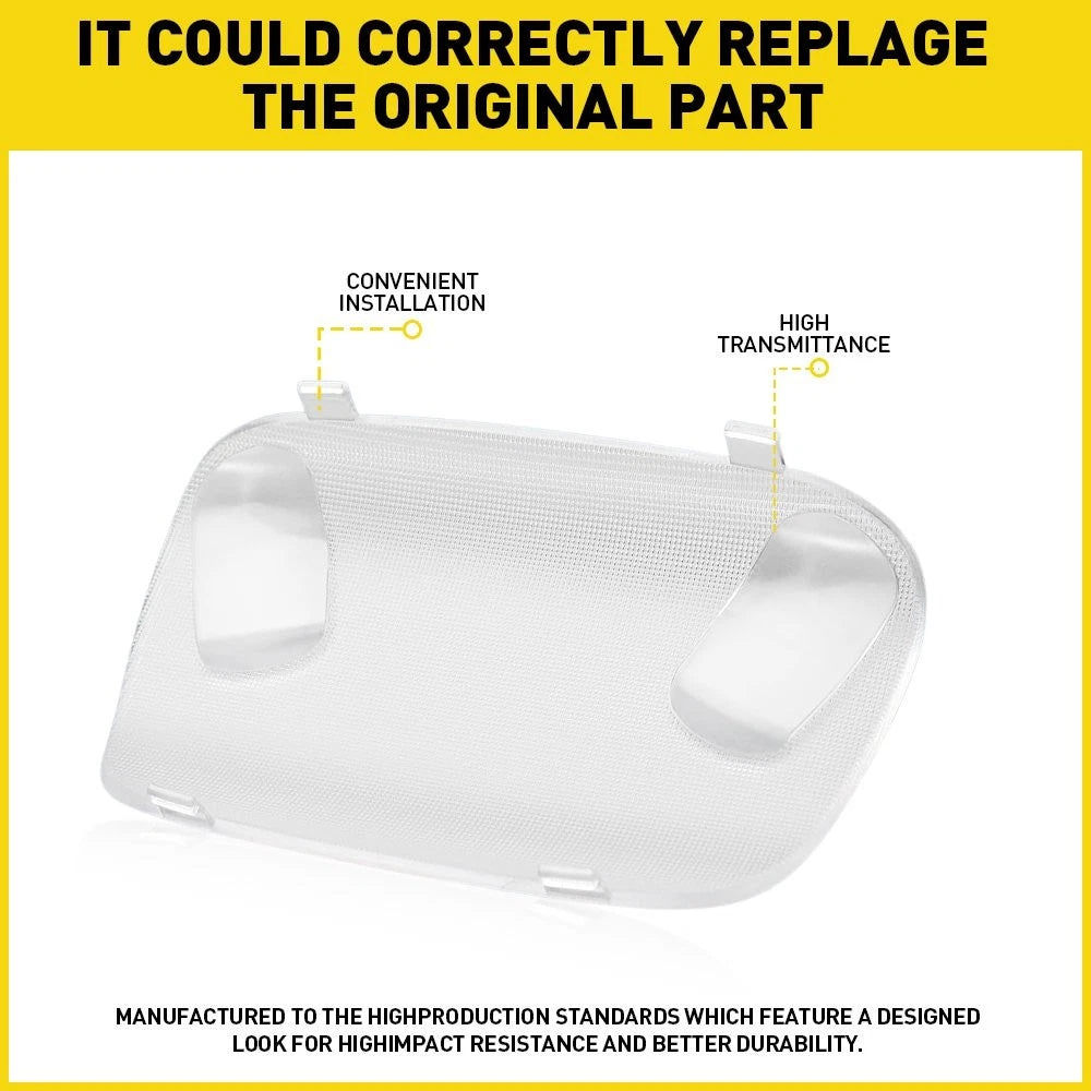 For 1994-2004 Ford F-150 F-250 Clear Lens Interior Overhead Dome Light Cover EOA 6B93BC-57