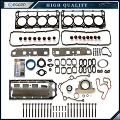 ECCPP Full Gasket Bolts Set For 03-08 Chrysler Dodge Jeep 5.7L OHV VIN 2 D H ECCPP