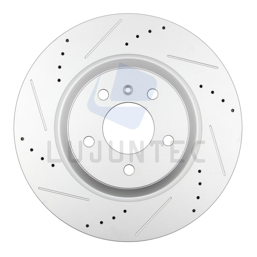 Front and Rear Discs Brake Rotors For Chevrolet Impala 2012-2013 Drilled Slotted 6B93BC-57